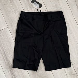 NWT BCBG black shorts size 6